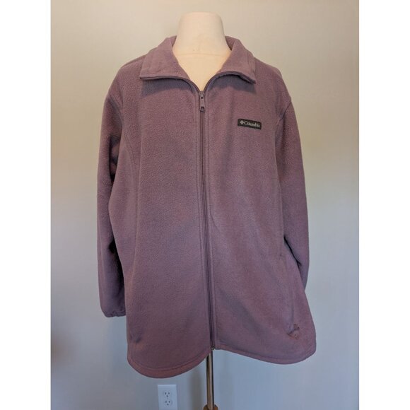 Columbia 3x Fleece Full Zip Up active hiking outdoors - Picture 1 of 4